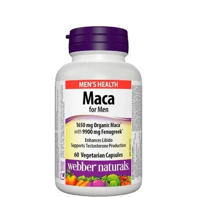 Maca 1650 мг за мъже x60 капсули Webber Naturals