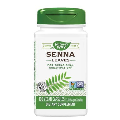 Сена лист при стомашен дискомфорт 450 мг х100 капсули Nature's Way