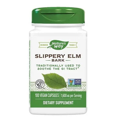 Червен бряст при стомашни проблеми 400 мг х100 капсули Nature's Way