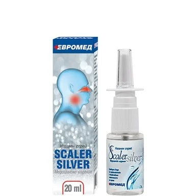 Scaler Silver Сребърна вода спрей за нос x20 мл