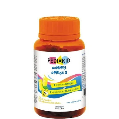 Pediakid Gommes Omega 3 за деца x60 дъвчащи мечета