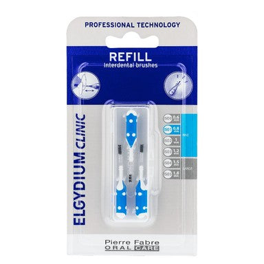 Elgydium Trio Compact Refill Интердентални четки сини х3 бр