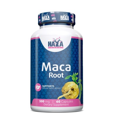 Haya Labs Мака 500 мг за хормонален баланс и енергия x60 капсули