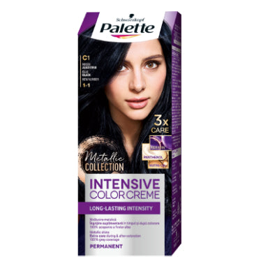 Palette Intensive Color Creme Боя за коса C1 синьо-черен