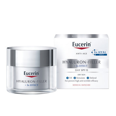 Eucerin Hyaluron-Filler Дневен крем за суха кожа SPF15 х50 мл