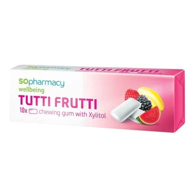 SOpharmacy Tutti Frutti Дъвки без захар х10 броя