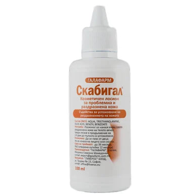 Galafarm Скабигал Козметичен лосион за раздразнена кожа х100 мл