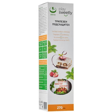 Стевия Течен трапезен подсладител x270 мл Sweetly