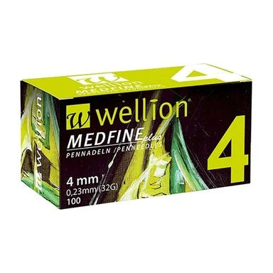 Wellion Medfine Инсулинови игли 4 мм х100 бр