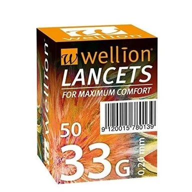 Wellion Lancets Ланцети за кръвна захар 0.20 мм х50 бр
