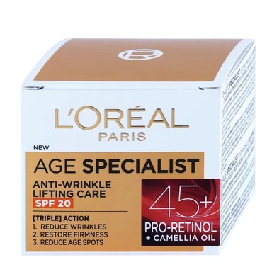 Loreal Age Specialist 45+ Дневен крем против стареене SPF20 х50 мл