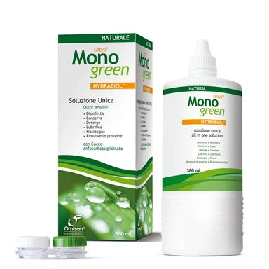 Omisan Oftyll Monogreen Разтвор за лещи х500 мл + контейнер