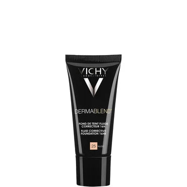 Vichy Dermablend Коригиращ фон дьо тен флуид 16 часа за всеки тип кожа SPF30 телесен цвят 25 x30 мл