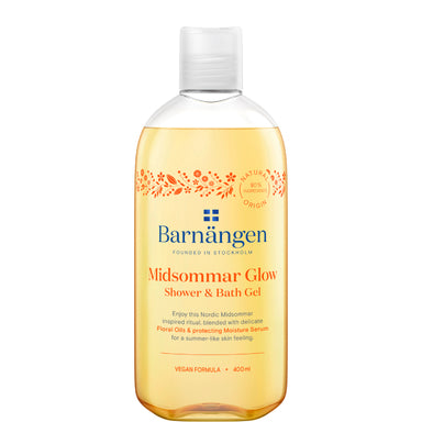 Barnangen Midsommar Glow Душ-гел за тяло и вана с флорални масла х400 мл