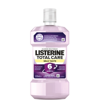 Listerine Total Care Mild Taste Вода за уста х500 мл
