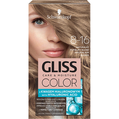 Gliss Color Боя за коса 8.16 естествено пепелно рус цвят