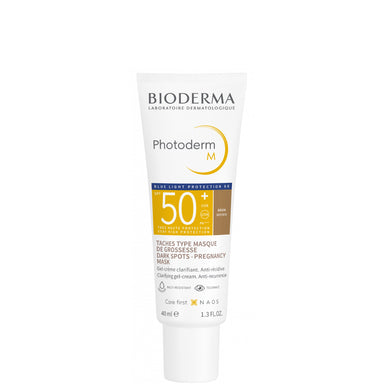 Bioderma Photoderm M Гел-крем за лице за чувствителна комбинирана и мазна кожа SPF50+ тъмен цвят х40 мл