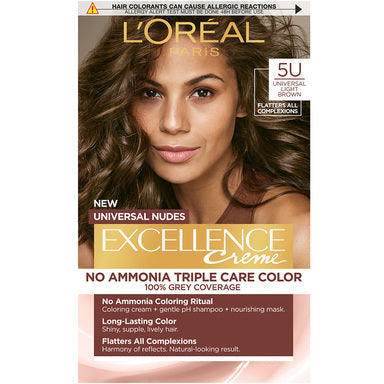 Loreal Excellence Creme Universal Nudes Боя за коса 5U светло кестеняв цвят