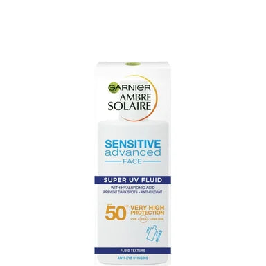 Garnier Ambre Solaire Слънцезащитен флуид за лице SPF50+ x40 мл