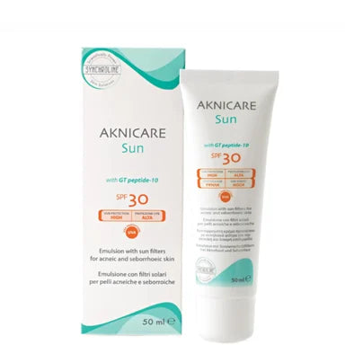 Synchroline Aknicare Слънцезащитен крем за лице за мазна кожа SPF30 x50 мл