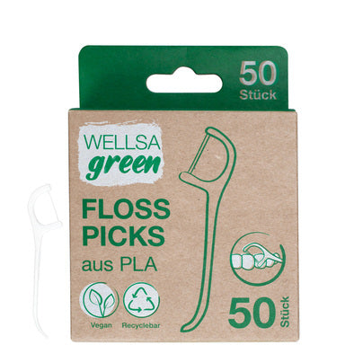 Wellsamed Wellsagreen Конец за зъби с клечка x50 броя