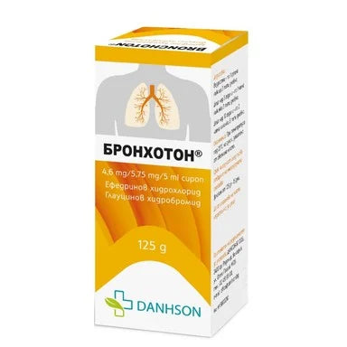 Бронхотон Сироп против кашлица х125 г Danhson