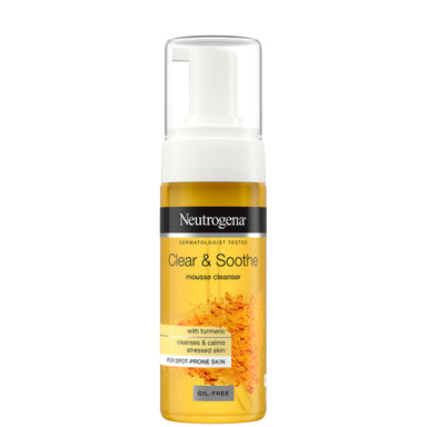 Neutrogena Clear & Soothe Почистваща пяна за лице с куркума х150 мл
