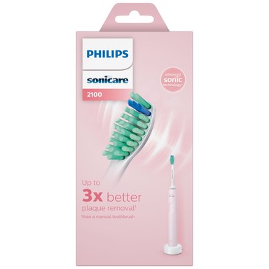 Philips Sonicare 2100 Електрическа звукова четка за зъби розова