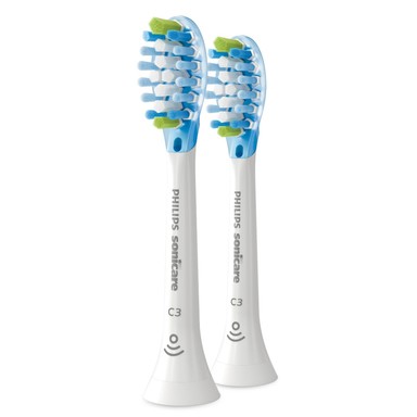 Philips Sonicare C3 Premium Plaque Defence Стандартни глави за звукова четка за зъби бели х2 бр