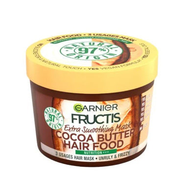 Garnier Fructis Cocoa Butter Hair Food Изглаждаща маска за непокорна коса x390 мл