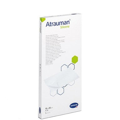 Hartmann Atrauman Silicone Мрежеста превръзка със силиконов контактен слой 10/20 см х5 броя