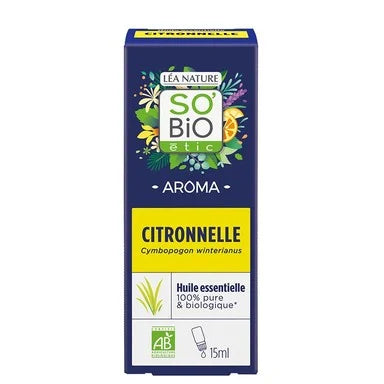 SOBiO Етерично масло от лимонена трева x15 мл