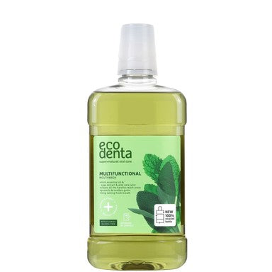 Ecodenta Green Мултифункционална вода за уста с алое вера х500 мл