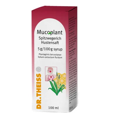 Mucoplant Сироп за кашлица от теснолист живовлек х100 мл Dr. Theiss