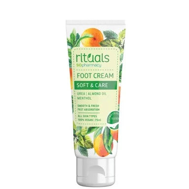 SOpharmacy Rituals Крем за крака с уреа и бадемово масло х75 мл