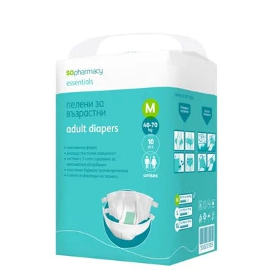 SOpharmacy Essentials Пелени за възрастни размер М х10 броя