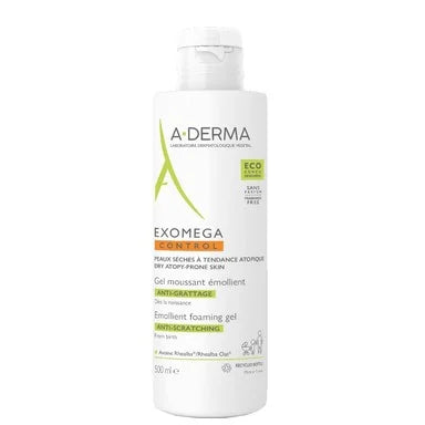 A-Derma Exomega Control Емолиентен пенещ се гел х500 мл