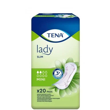 Tena Lady Slim Mini Урологични превръзки 2 капки 200 мл х20 броя
