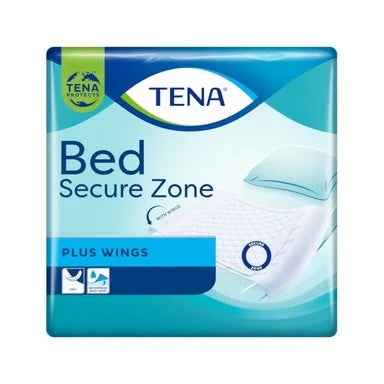 Tena Bed Super Secure Zone Wings Силно абсорбиращи еднократни чаршафи с крилца 180х90 см x20 броя