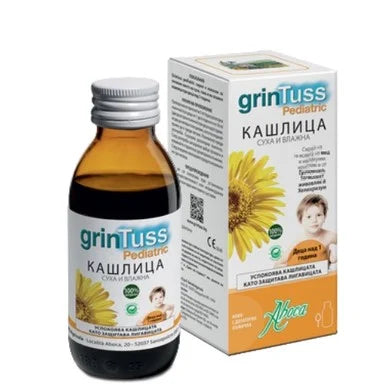Grintuss Pediatric Сироп против кашлица за деца х180 г Aboca