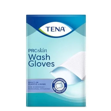 Tena Сухи ръкавици с пластмасова подплата за всекидневна лична хигиена х175 броя