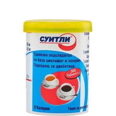 Трапезен подсладител x300 таблетки Sweetly