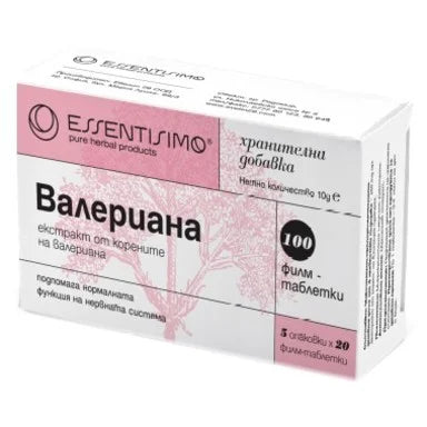 Валериана за успокоение 30 мг х100 таблетки Evelin 29