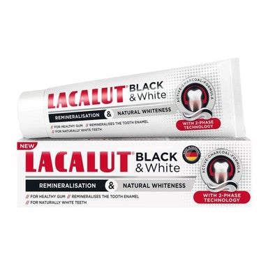 Lacalut Black and White Реминерализираща паста за зъби х75 мл