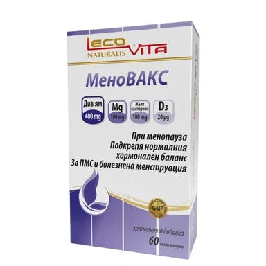 Меновакс при менопауза х60 капсули Lecovita