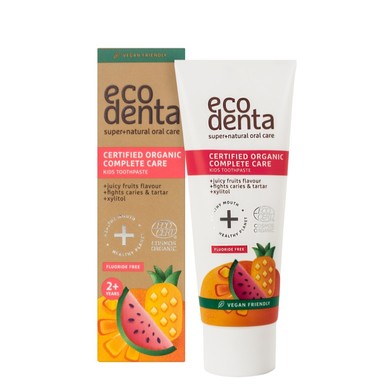 Ecodenta Cosmos Organic Био детска паста за зъби с плодов вкус х75 мл