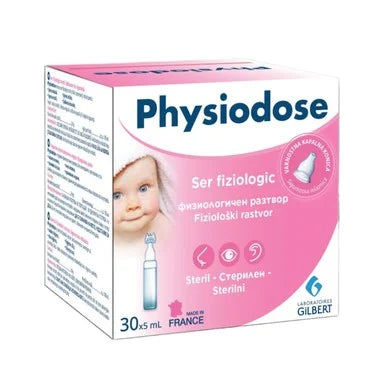 Physiodose Стерилен физиологичен разтвор 5 мл х30 монодози Gilbert