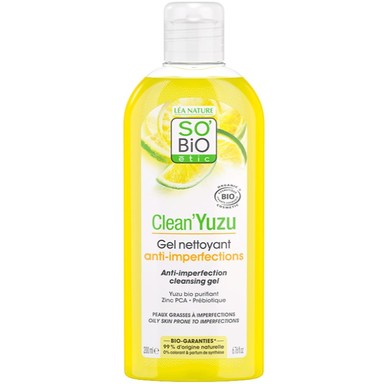 SOBiO Clean Yuzu Почистващ гел за мазна кожа х200 мл