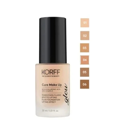 Korff Cure Make up Glow Фон дьо тен флуид с лифтинг ефект 04 х30 мл