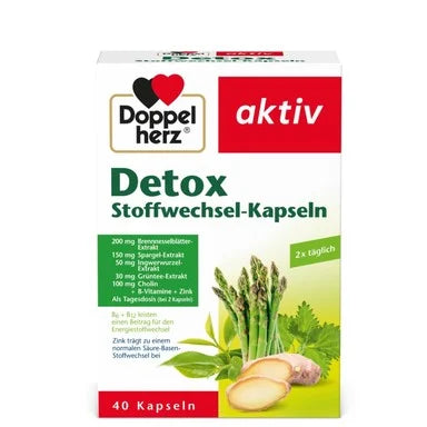 Doppelherz aktiv Детокс комплекс за нормален метаболизъм и детоксикация х40 капсули